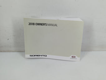 compare product 2018 Kia Sorento Owners Manual Book Guide P/N:JXG1-EC74AE OEM Used Auto Parts