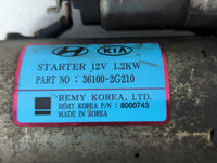 2016-2020 Kia Sorento Car Starter Motor Solenoid OEM P/N:36100-2G210 Fits Fits 2015 2016 2017 2018 2019 2020 OEM Used Auto P