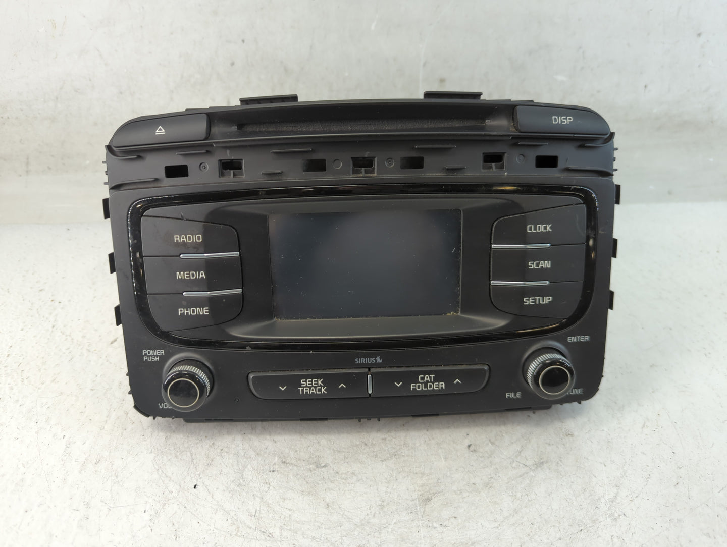 2016-2018 Kia Sorento Radio AM FM Cd Player Receiver Replacement P/N:96160-C6300WK Fits Fits 2016 2017 2018 OEM Used Auto Pa
