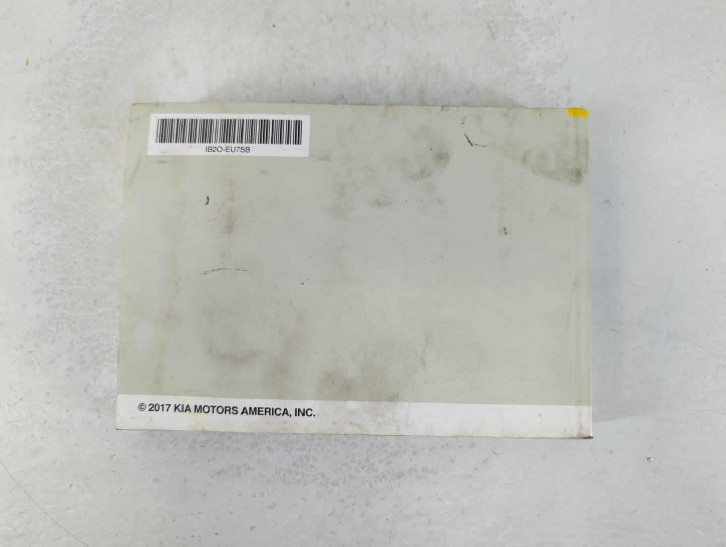 2018 Kia Soul Owners Manual Book Guide P/N:IB2O-EU75B OEM Used Auto Parts - Oemusedautoparts1.com