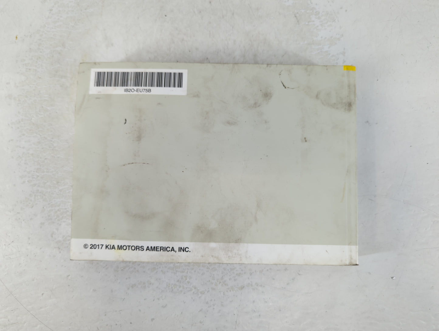 2018 Kia Soul Owners Manual Book Guide P/N:IB2O-EU75B OEM Used Auto Parts - Oemusedautoparts1.com