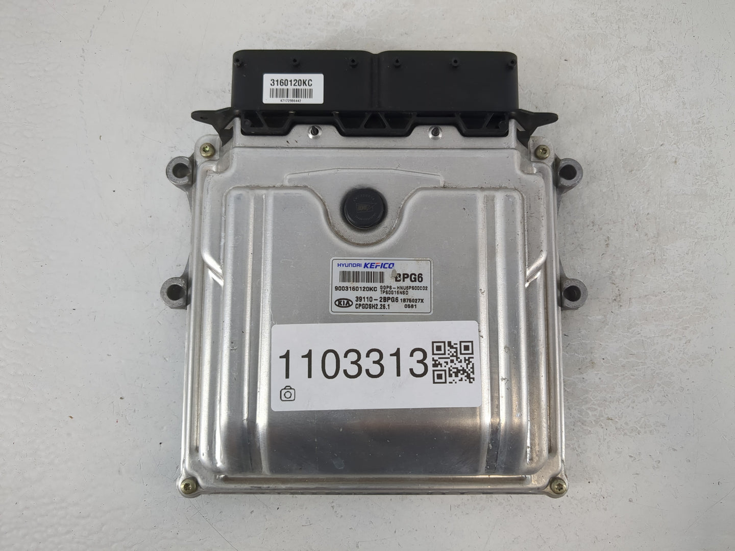 2017-2019 Kia Soul PCM Engine Control Computer ECU ECM PCU OEM P/N:39128-2BPG6 Fits Fits 2017 2018 2019 OEM Used Auto Parts 