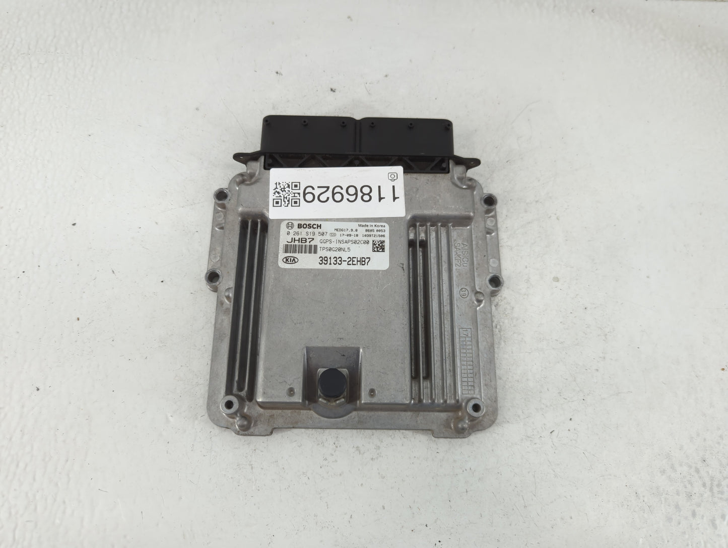 2018 Kia Soul PCM Engine Control Computer ECU ECM PCU OEM P/N:39133-2EHB7 Fits OEM Used Auto Parts - Oemusedautoparts1.com