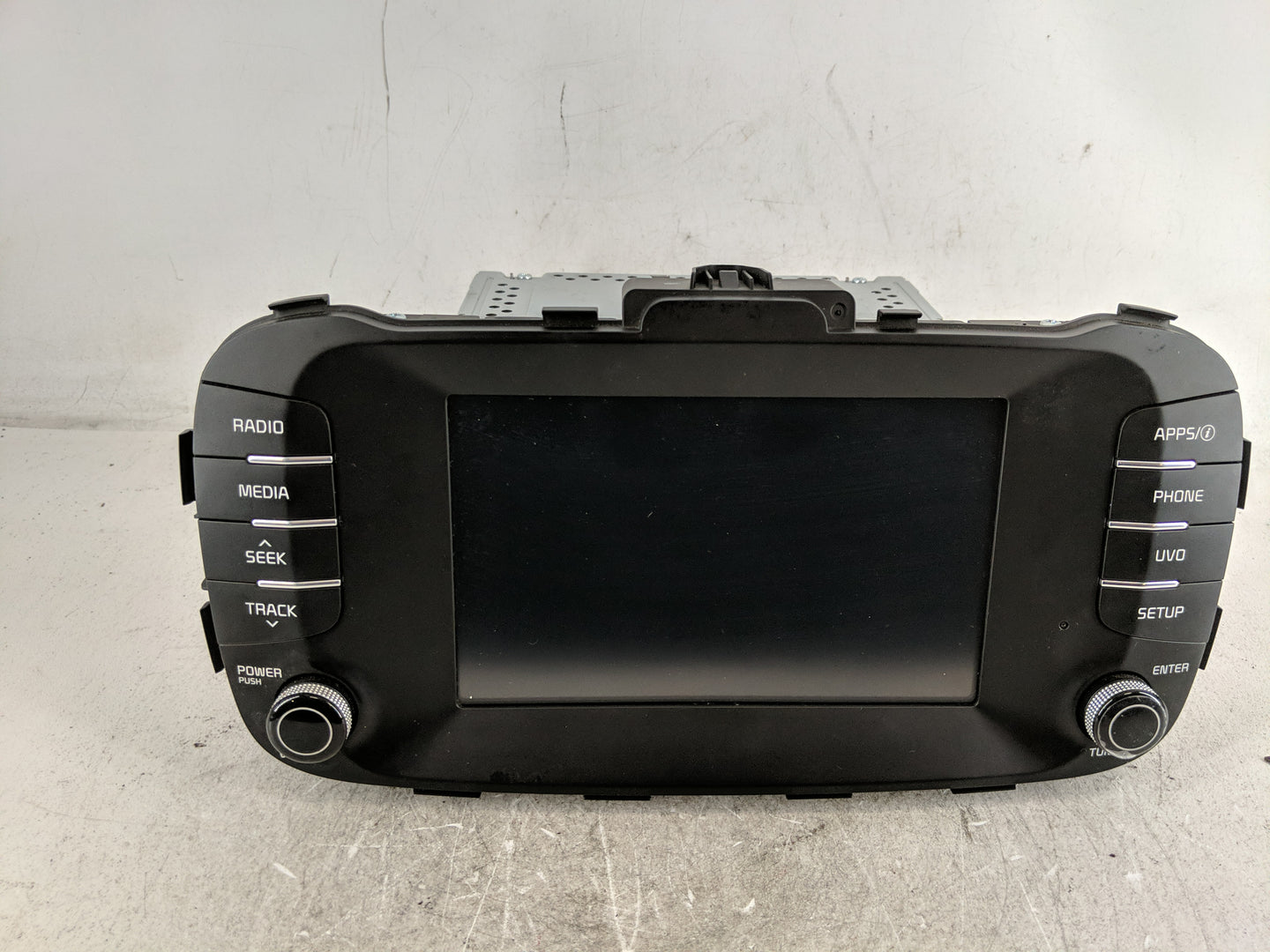 2017-2019 Kia Soul Radio AM FM Cd Player Receiver Replacement P/N:96160-B2310CA Fits Fits 2017 2018 2019 OEM Used Auto Parts