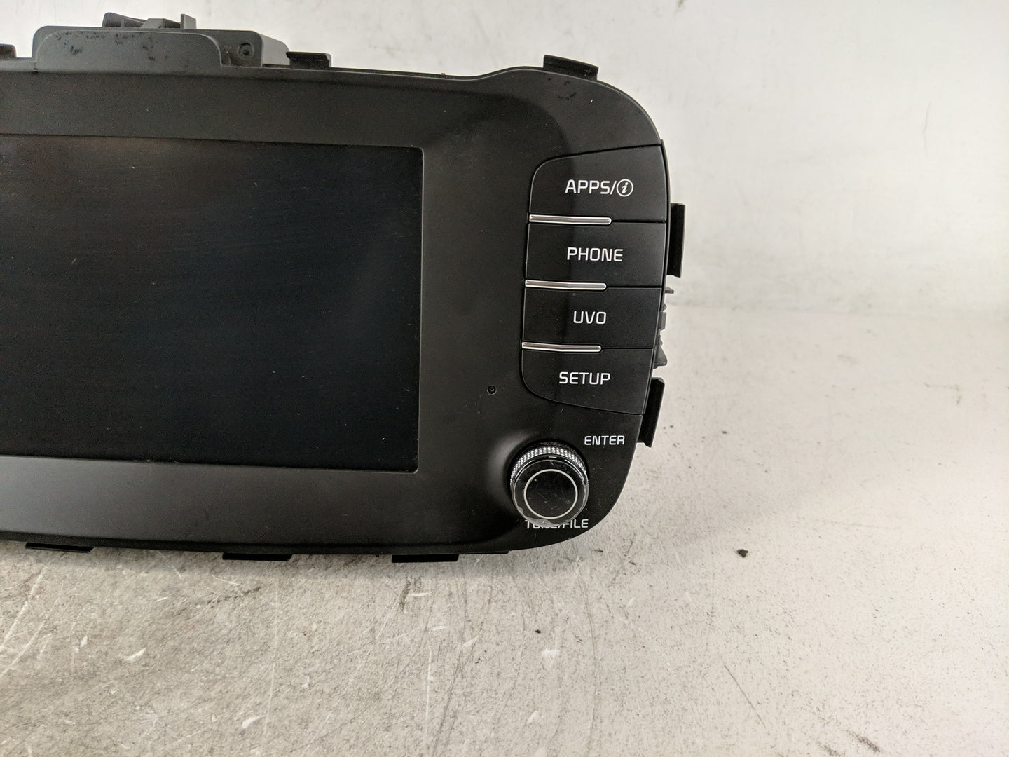 2017-2019 Kia Soul Radio AM FM Cd Player Receiver Replacement P/N:96160-B2310CA Fits Fits 2017 2018 2019 OEM Used Auto Parts