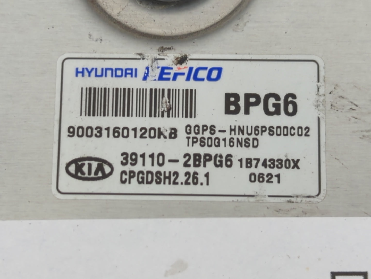 2017-2019 Kia Soul PCM Engine Control Computer ECU ECM PCU OEM P/N:39110-2BPG6 Fits Fits 2017 2018 2019 OEM Used Auto Parts 