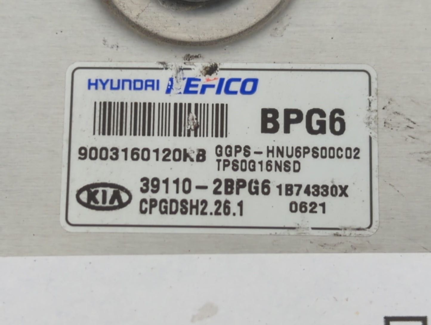2017-2019 Kia Soul PCM Engine Control Computer ECU ECM PCU OEM P/N:39110-2BPG6 Fits Fits 2017 2018 2019 OEM Used Auto Parts 
