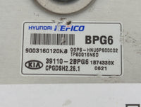 2017-2019 Kia Soul PCM Engine Control Computer ECU ECM PCU OEM P/N:39110-2BPG6 Fits Fits 2017 2018 2019 OEM Used Auto Parts 