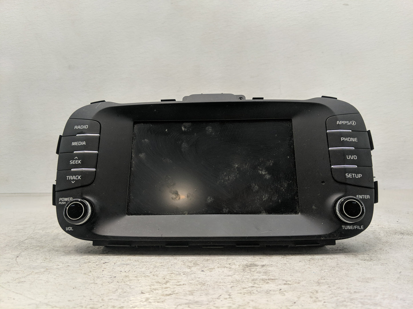 2017-2019 Kia Soul Radio AM FM Cd Player Receiver Replacement P/N:96160-B2310CA Fits Fits 2017 2018 2019 OEM Used Auto Parts