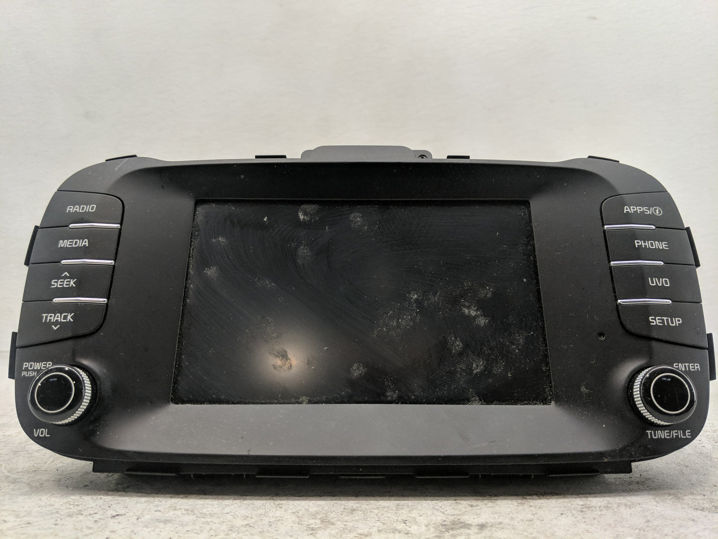 2017-2019 Kia Soul Radio AM FM Cd Player Receiver Replacement P/N:96160-B2310CA Fits Fits 2017 2018 2019 OEM Used Auto Parts