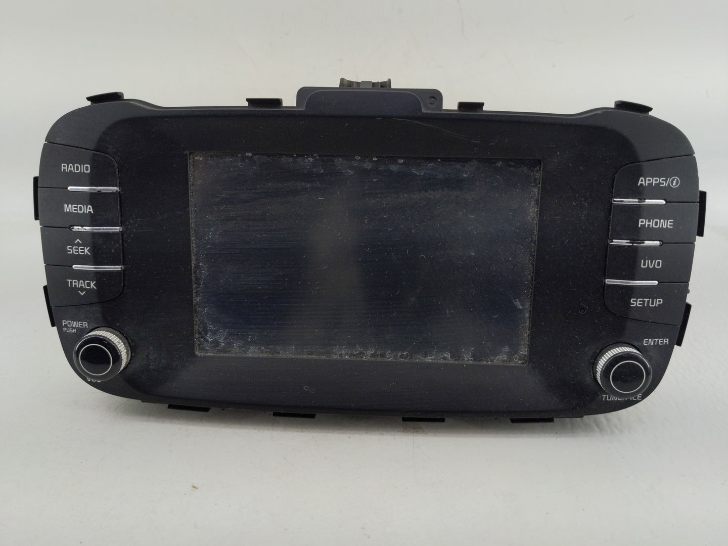 2017-2019 Kia Soul Radio AM FM Cd Player Receiver Replacement P/N:96160-B2310CA Fits Fits 2017 2018 2019 OEM Used Auto Parts
