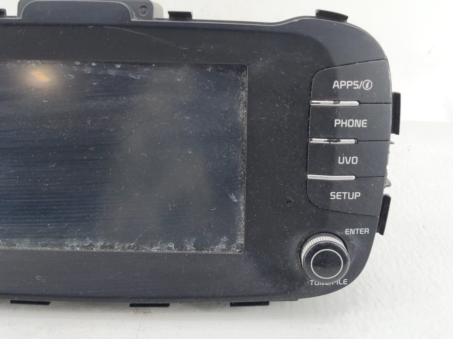 2017-2019 Kia Soul Radio AM FM Cd Player Receiver Replacement P/N:96160-B2310CA Fits Fits 2017 2018 2019 OEM Used Auto Parts