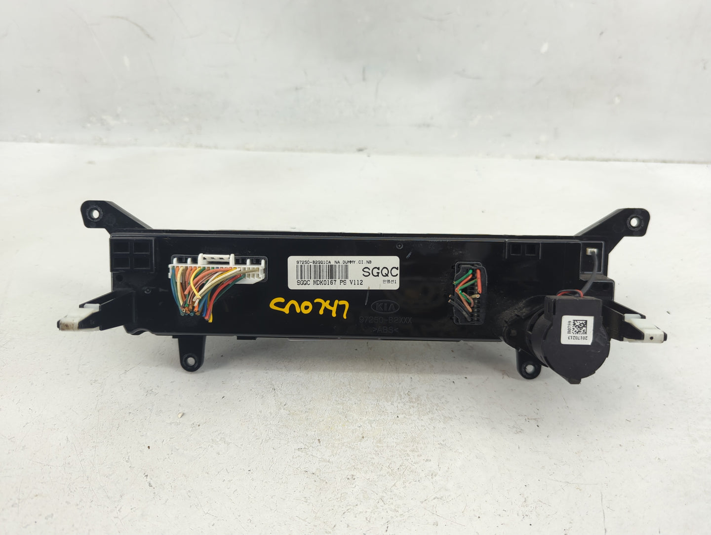 2017-2019 Kia Soul Climate Control Module Temperature AC/Heater Replacement P/N:97250-B2XXX 97250-B2GQ1CA Fits Fits 2017 201