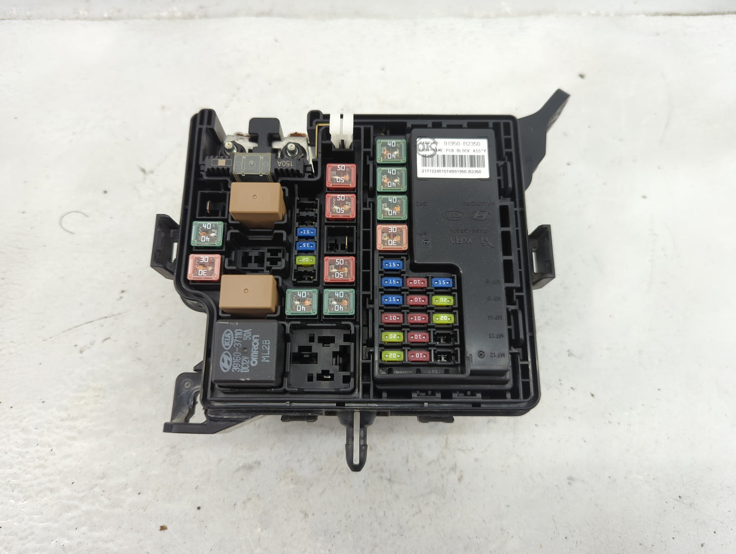 2017-2019 Kia Soul Fusebox Fuse Box Panel Relay Module P/N:91950-B2350 Fits Fits 2017 2018 2019 OEM Used Auto Parts - Oemuse