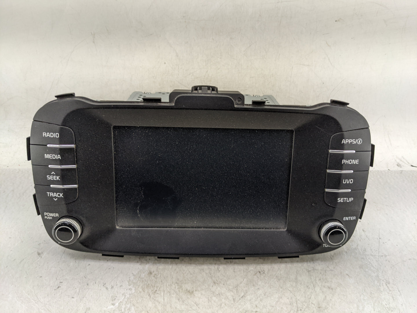 2017-2019 Kia Soul Radio AM FM Cd Player Receiver Replacement P/N:96160-B2310CA Fits Fits 2017 2018 2019 OEM Used Auto Parts