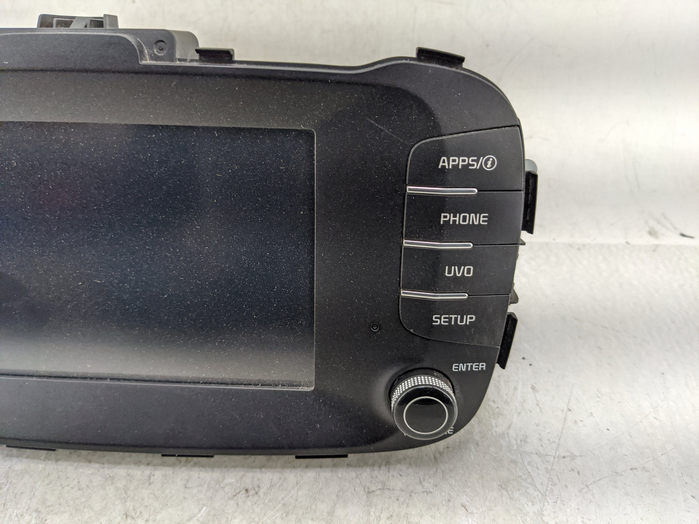 2017-2019 Kia Soul Radio AM FM Cd Player Receiver Replacement P/N:96160-B2310CA Fits Fits 2017 2018 2019 OEM Used Auto Parts