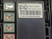 2017-2019 Kia Soul Fusebox Fuse Box Panel Relay Module P/N:91950-B2350 Fits Fits 2017 2018 2019 OEM Used Auto Parts - Oemuse