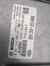 2018 Kia Soul PCM Engine Control Computer ECU ECM PCU OEM P/N:39133-2EHB6 0 261 S19 503 Fits OEM Used Auto Parts - Oemusedau