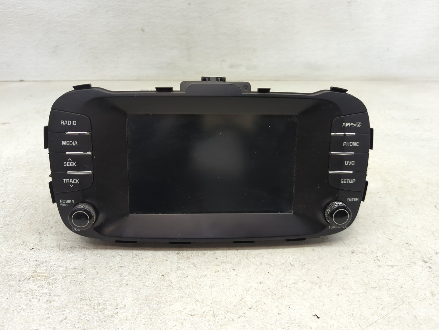 2017-2019 Kia Soul Radio AM FM Cd Player Receiver Replacement P/N:96160-B2310CA Fits Fits 2017 2018 2019 OEM Used Auto Parts