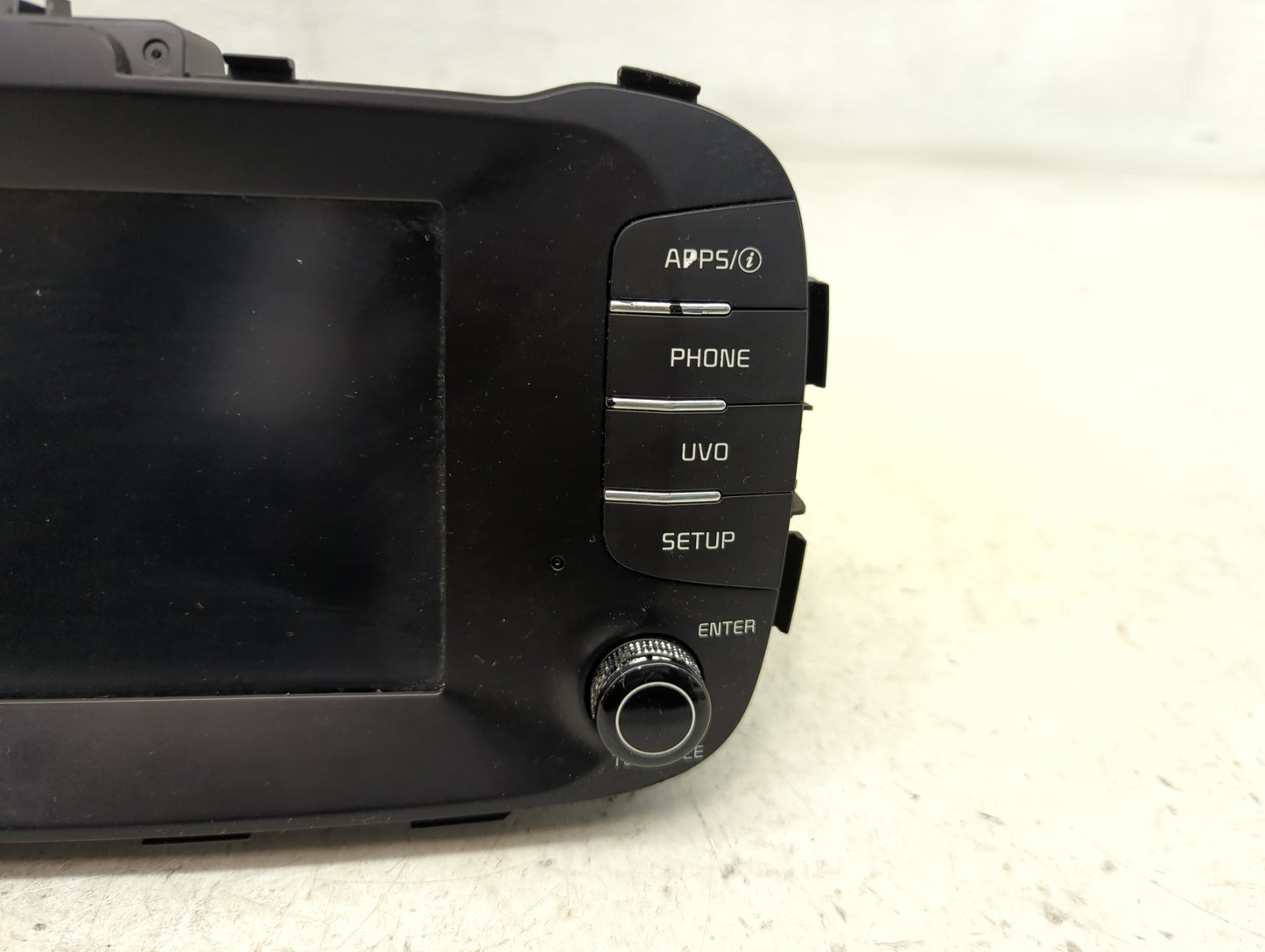 2017-2019 Kia Soul Radio AM FM Cd Player Receiver Replacement P/N:96160-B2310CA Fits Fits 2017 2018 2019 OEM Used Auto Parts