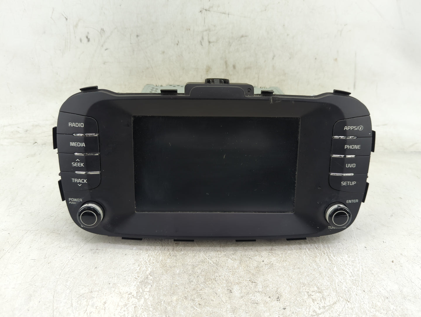 2017-2019 Kia Soul Radio AM FM Cd Player Receiver Replacement P/N:96160-B2310CA Fits Fits 2017 2018 2019 OEM Used Auto Parts