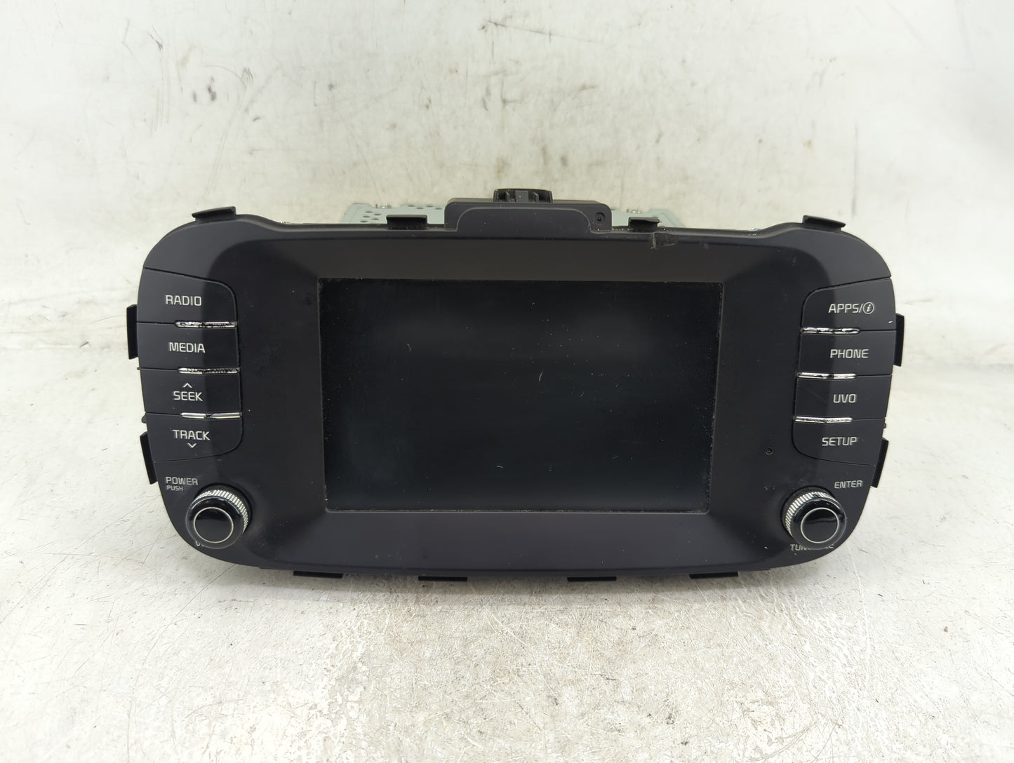 2017-2019 Kia Soul Radio AM FM Cd Player Receiver Replacement P/N:96160-B2310CA Fits Fits 2017 2018 2019 OEM Used Auto Parts