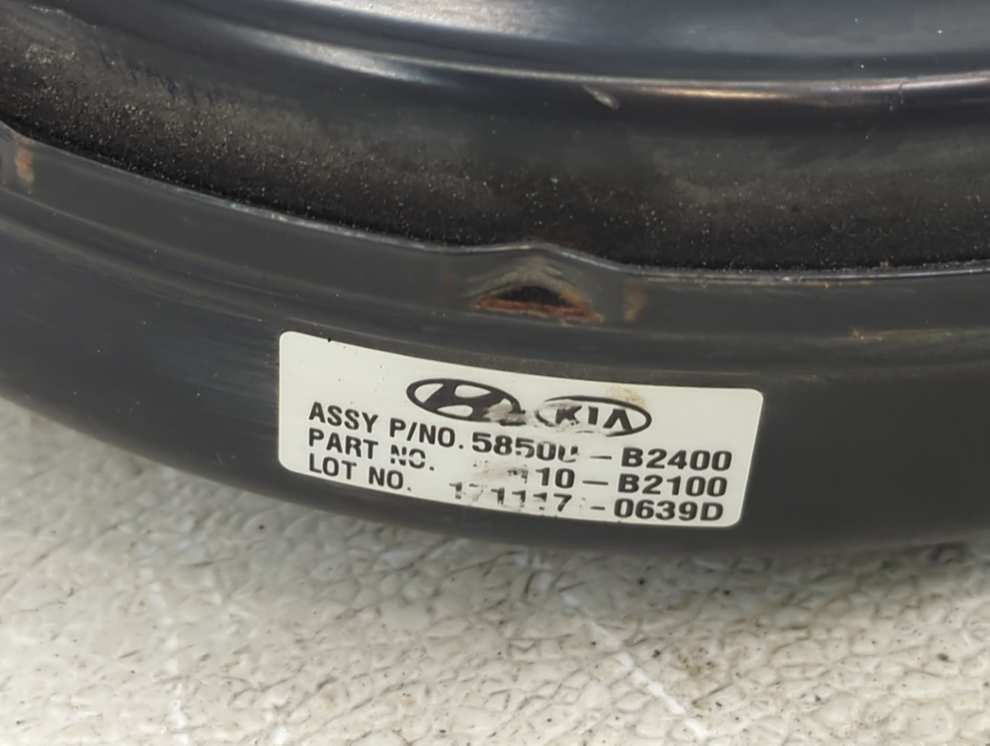 2017-2019 Kia Soul Power Brake Booster Oem 1423015 - Oemusedautoparts1.com