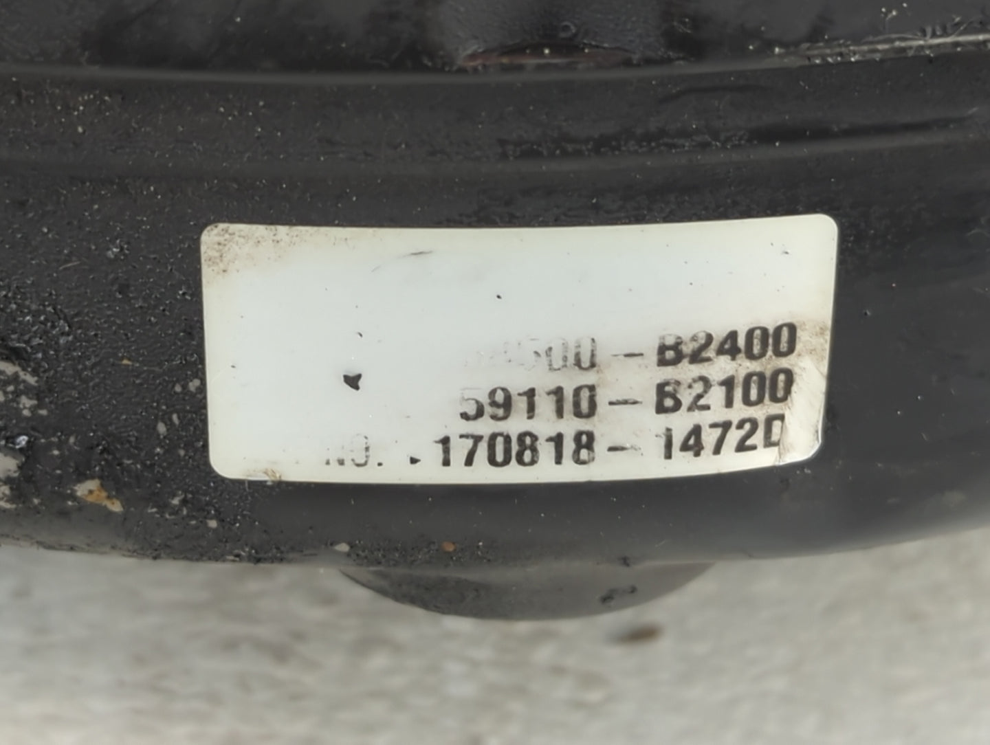 2017-2019 Kia Soul Power Brake Booster Oem 1423670 - Oemusedautoparts1.com