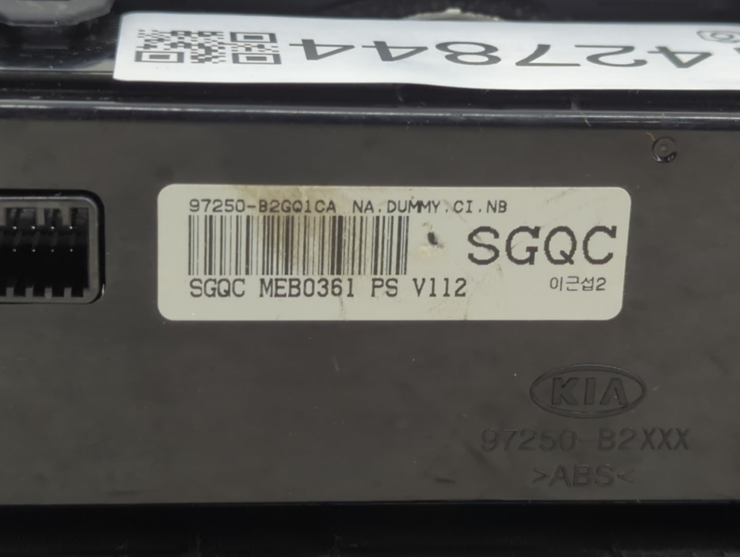 2017-2019 Kia Soul Climate Control Module Temperature AC/Heater Replacement P/N:97250-B2GQ1CA 97250-B2XXX Fits Fits 2017 201
