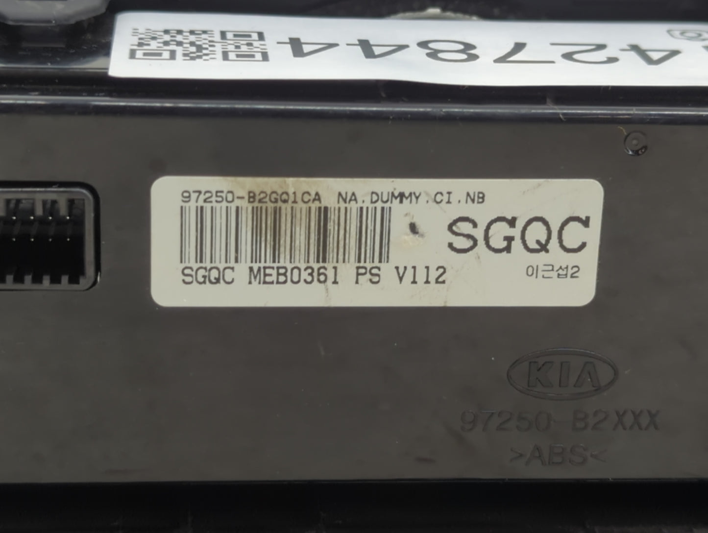 2017-2019 Kia Soul Climate Control Module Temperature AC/Heater Replacement P/N:97250-B2GQ1CA 97250-B2XXX Fits Fits 2017 201