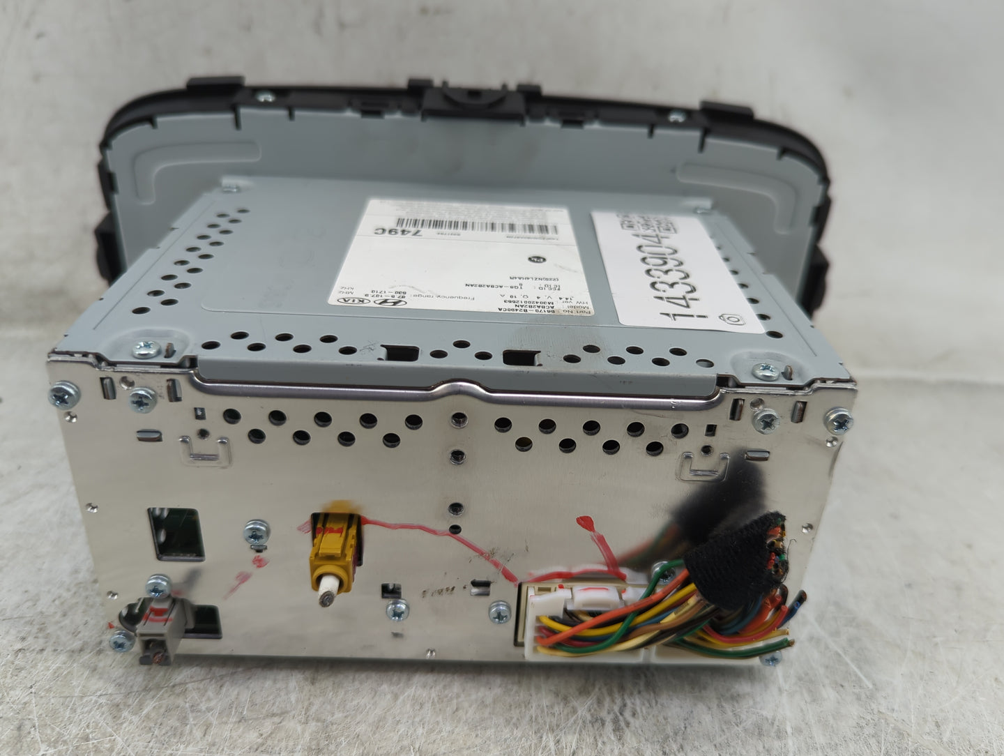 2017-2019 Kia Soul Radio AM FM Cd Player Receiver Replacement P/N:96170-B2480CA ACBA2B2AN, TQ8-ACBA2B2AN Fits Fits 2017 2018