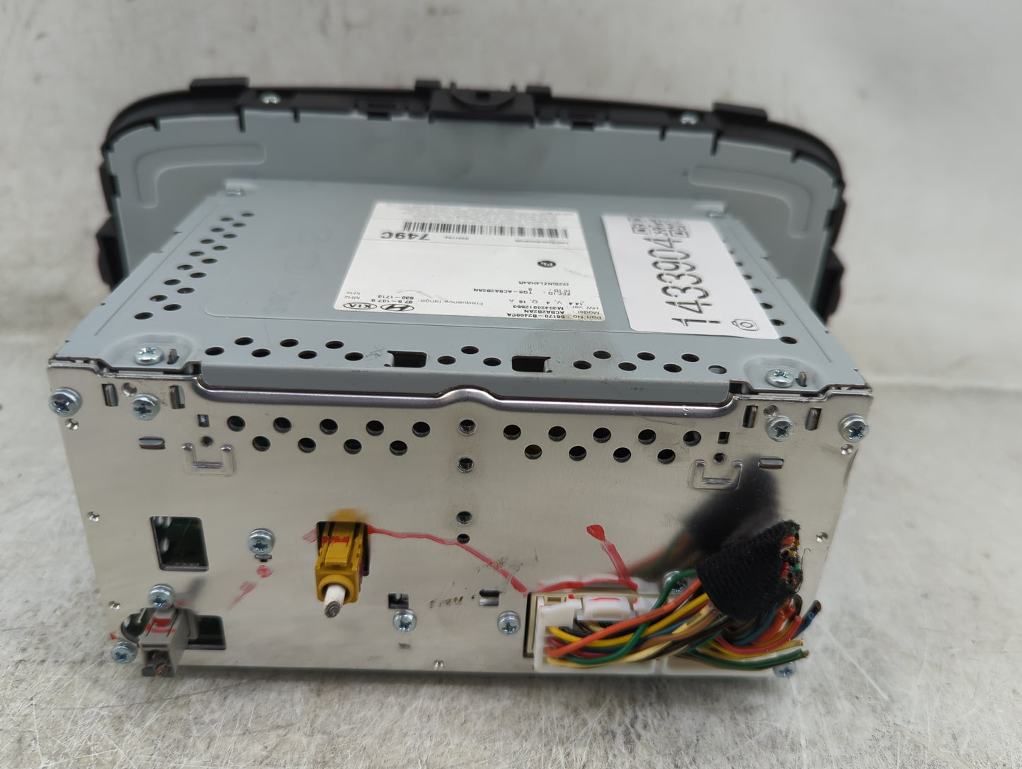 2017-2019 Kia Soul Radio AM FM Cd Player Receiver Replacement P/N:96170-B2480CA ACBA2B2AN, TQ8-ACBA2B2AN Fits Fits 2017 2018