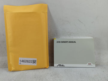 2018 Kia Soul Owners Manual Book Guide P/N:JB2O-EU7OD OEM Used Auto Parts - Oemusedautoparts1.com