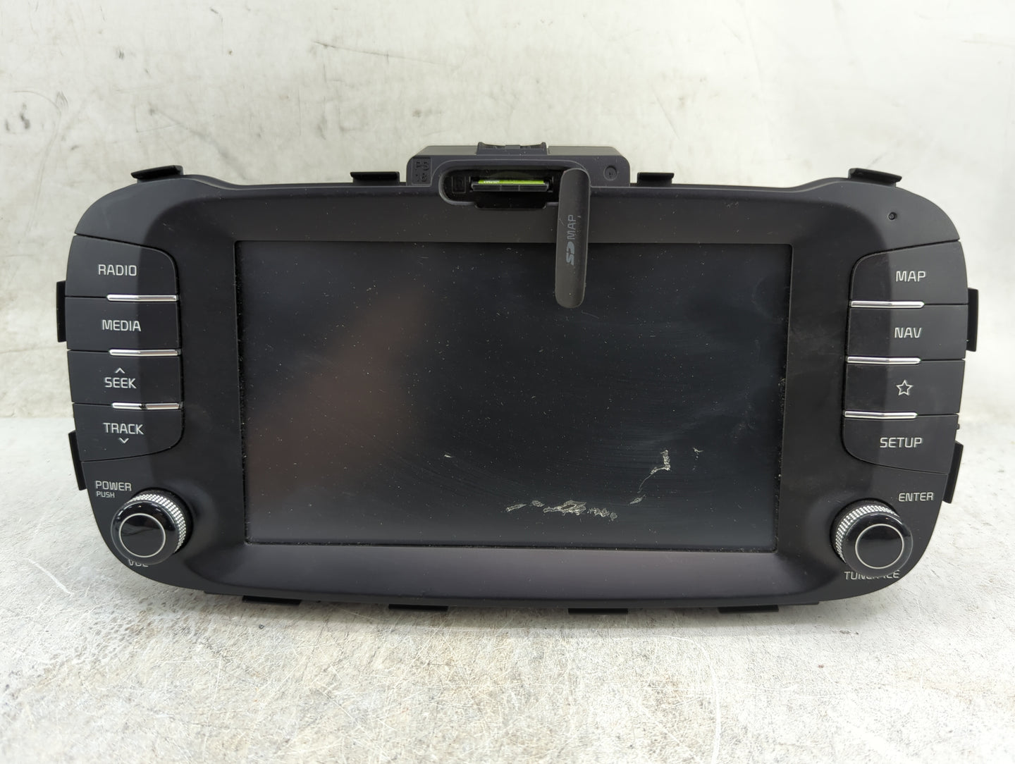 2018-2019 Kia Soul Radio AM FM Cd Player Receiver Replacement P/N:96560-B2511CA AVC4282AN Fits Fits 2018 2019 OEM Used Auto 