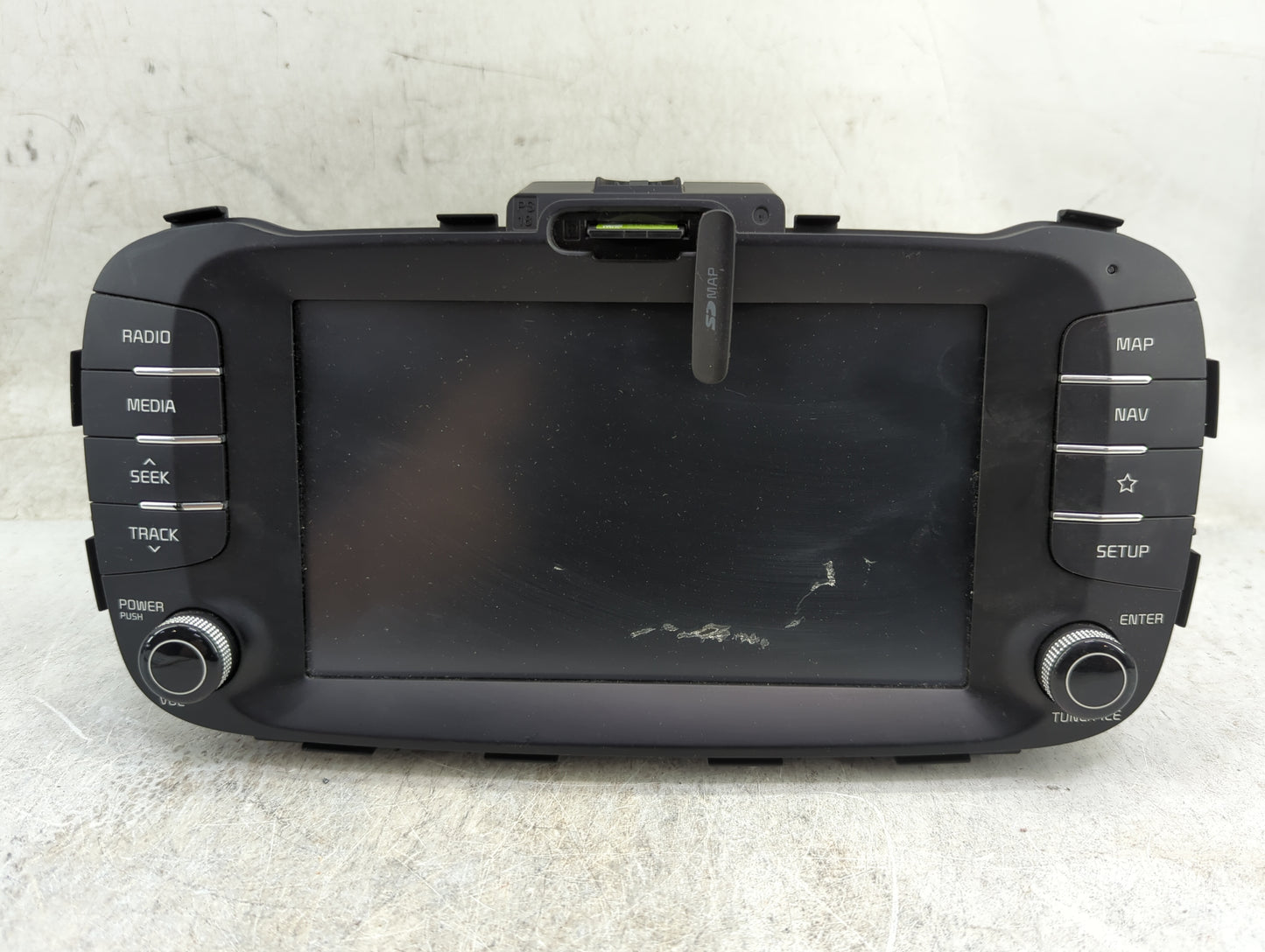 2018-2019 Kia Soul Radio AM FM Cd Player Receiver Replacement P/N:96560-B2511CA AVC4282AN Fits Fits 2018 2019 OEM Used Auto 
