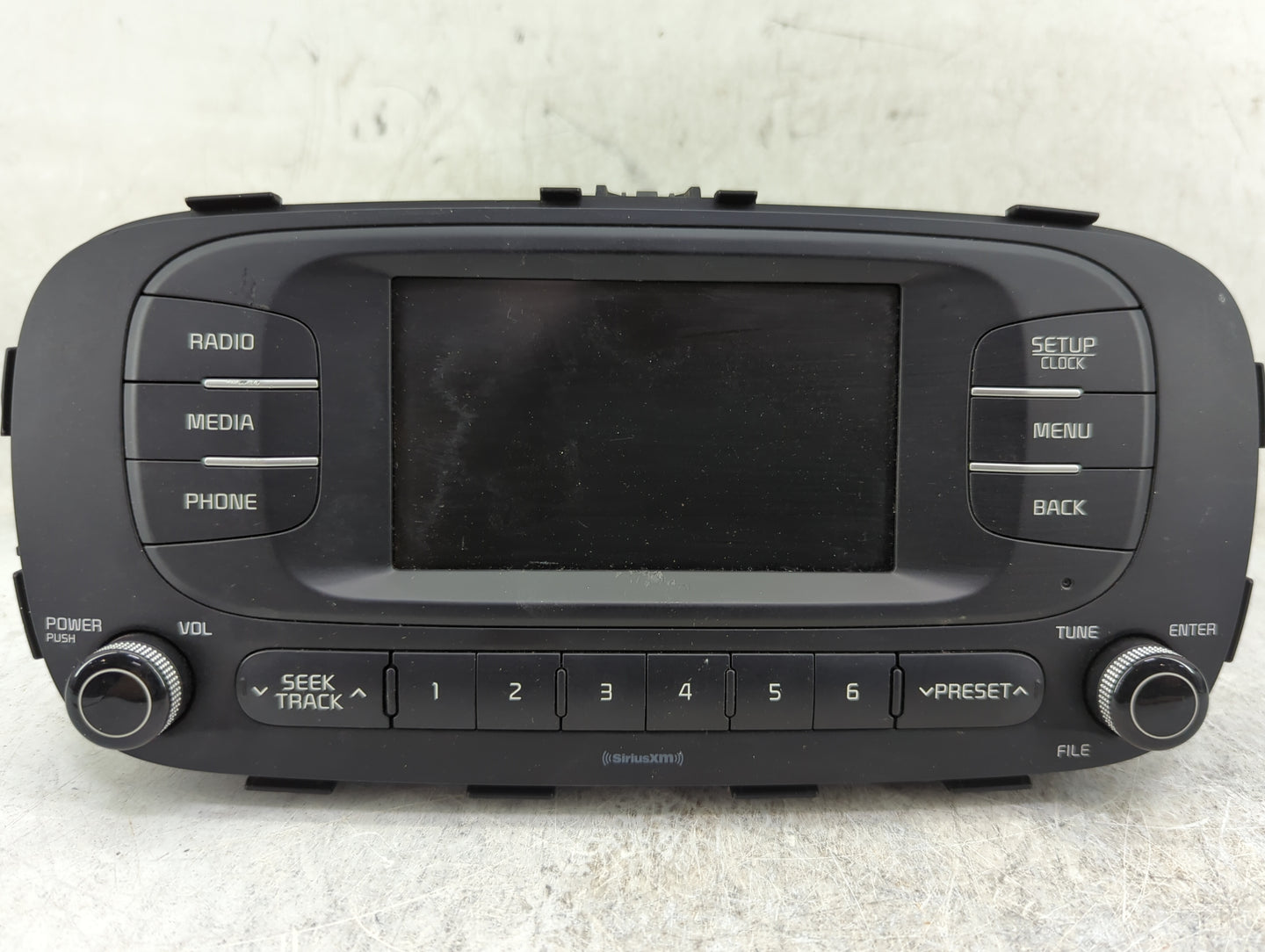 2017-2019 Kia Soul Radio AM FM Cd Player Receiver Replacement P/N:96170-B2400CA AC463AN, MFA33512663 Fits Fits 2017 2018 201
