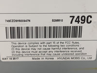 2017-2019 Kia Soul Radio AM FM Cd Player Receiver Replacement P/N:96170-B2400CA AC463AN, MFA33512663 Fits Fits 2017 2018 201