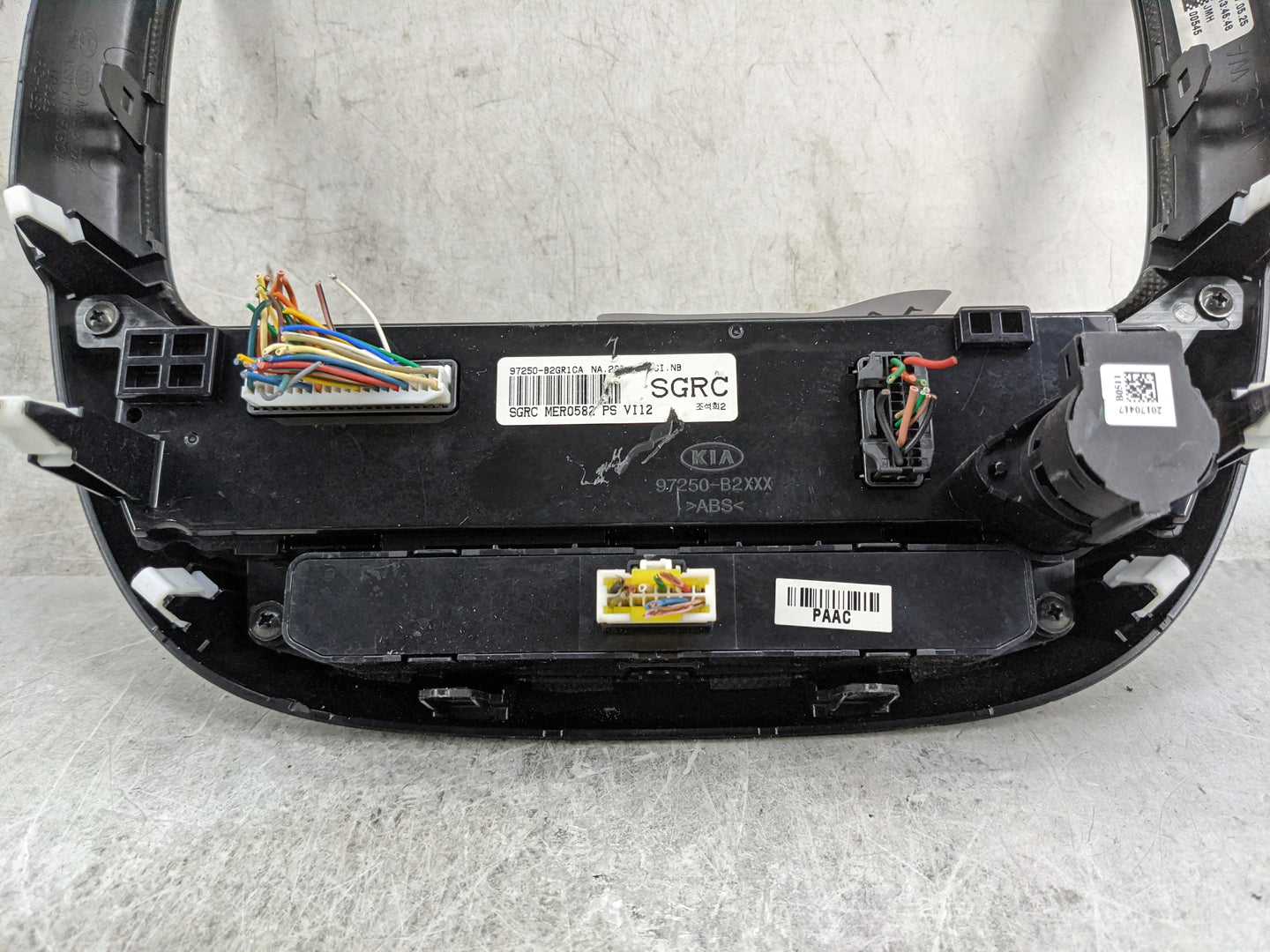 2017-2019 Kia Soul Climate Control Module Temperature AC/Heater Replacement P/N:97250-B2GR1CA 97250-B2XXX Fits Fits 2017 201