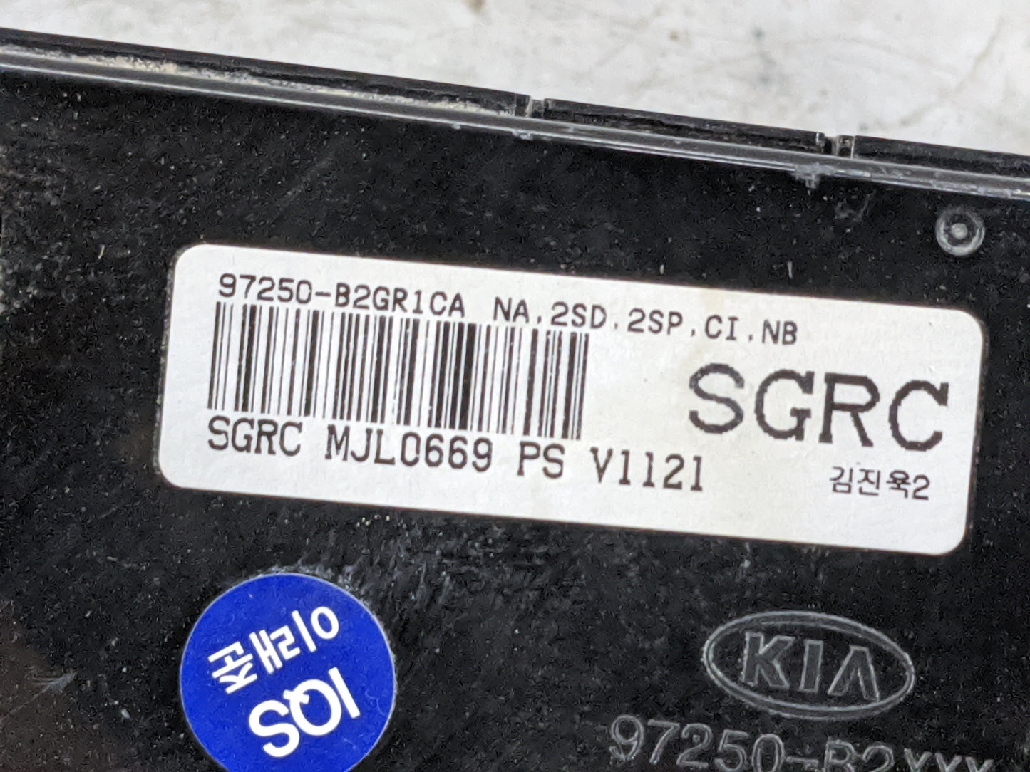 2017-2019 Kia Soul Climate Control Module Temperature AC/Heater Replacement P/N:97250-B2GR1CA Fits Fits 2017 2018 2019 OEM U