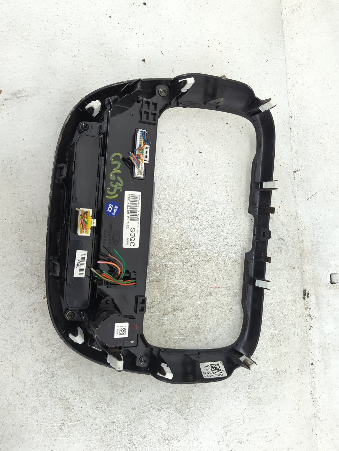 2017-2019 Kia Soul Climate Control Module Temperature AC/Heater Replacement P/N:97250-B2GQ1CA Fits Fits 2017 2018 2019 OEM U