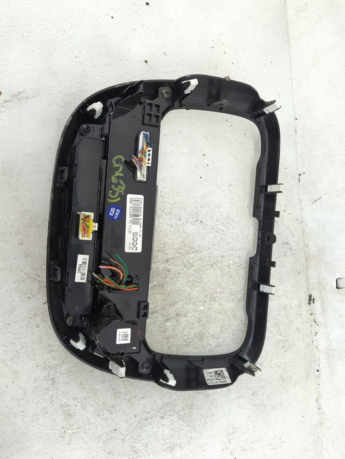 2017-2019 Kia Soul Climate Control Module Temperature AC/Heater Replacement P/N:97250-B2GQ1CA Fits Fits 2017 2018 2019 OEM U