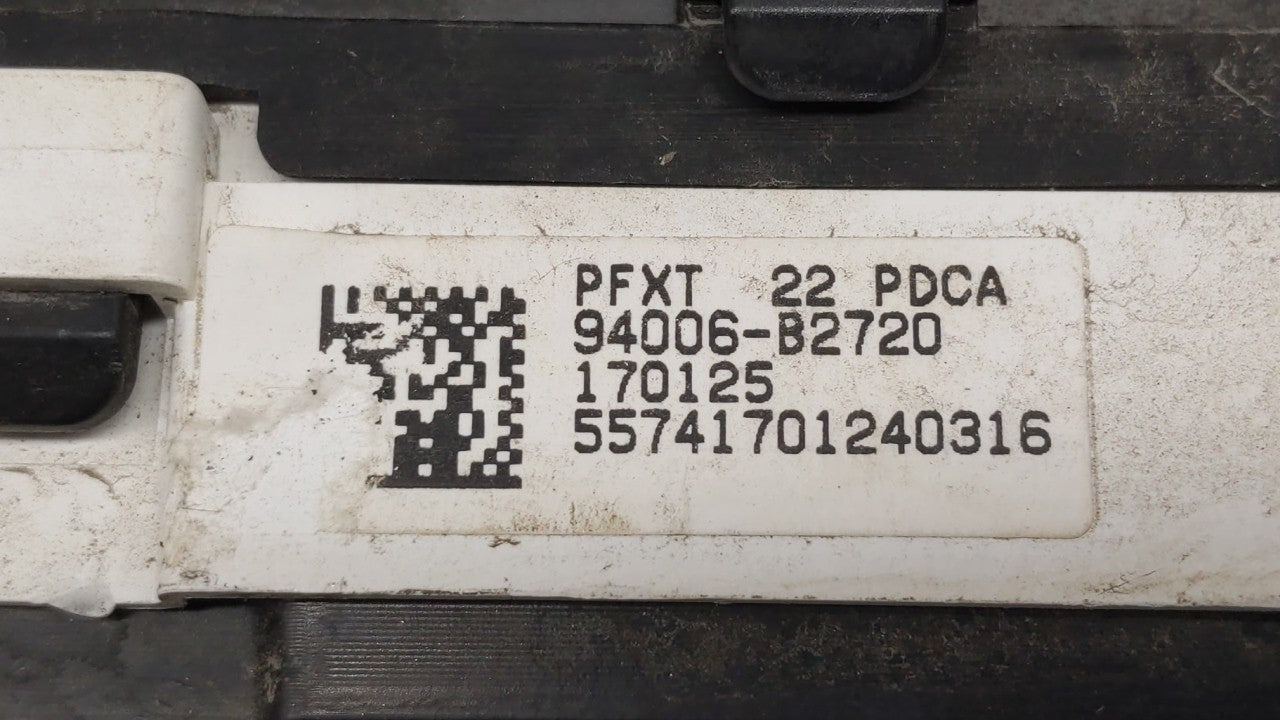 2017-2019 Kia Soul Instrument Cluster Speedometer Gauges P/N:94006-92720 94006-B2720 Fits Fits 2017 2018 2019 OEM Used Auto 