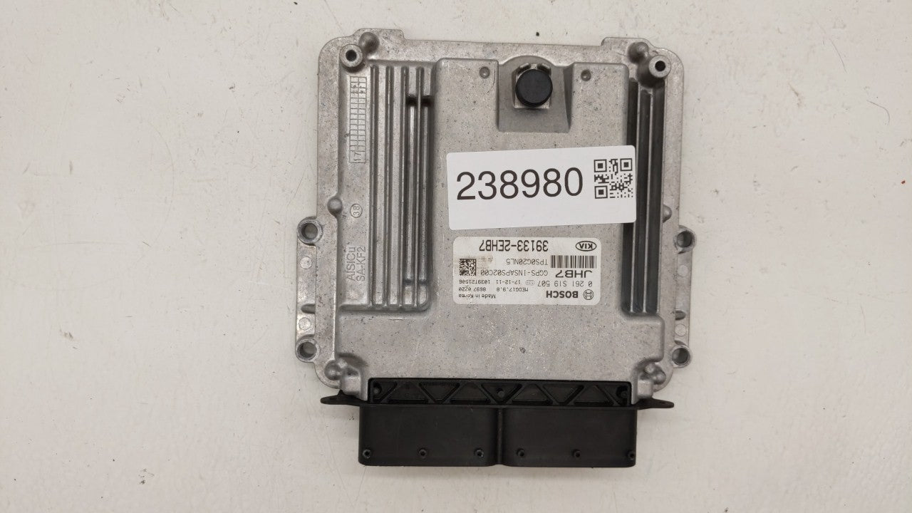 2018 Kia Soul PCM Engine Control Computer ECU ECM PCU OEM P/N:39133-2EHB7 Fits OEM Used Auto Parts - Oemusedautoparts1.com