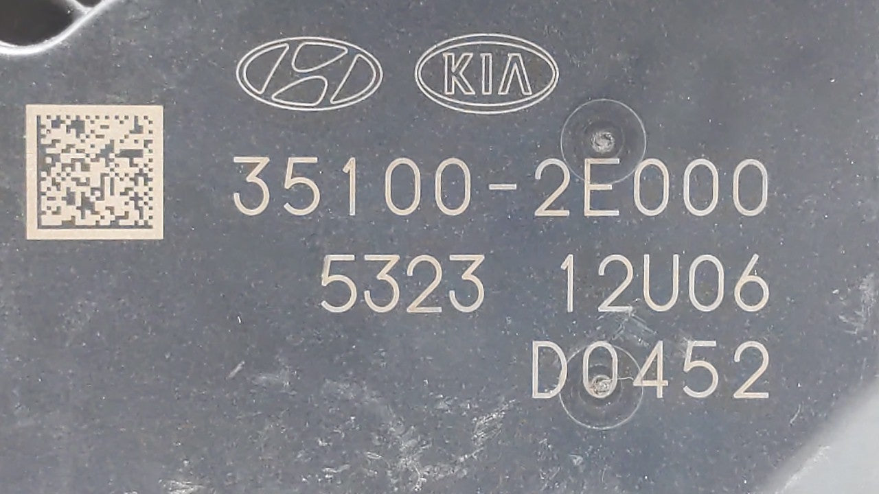 2014-2019 Kia Soul Throttle Body P/N:35100-2E000 Fits Fits 2011 2012 2013 2014 2015 2016 2017 2018 2019 OEM Used Auto Parts 