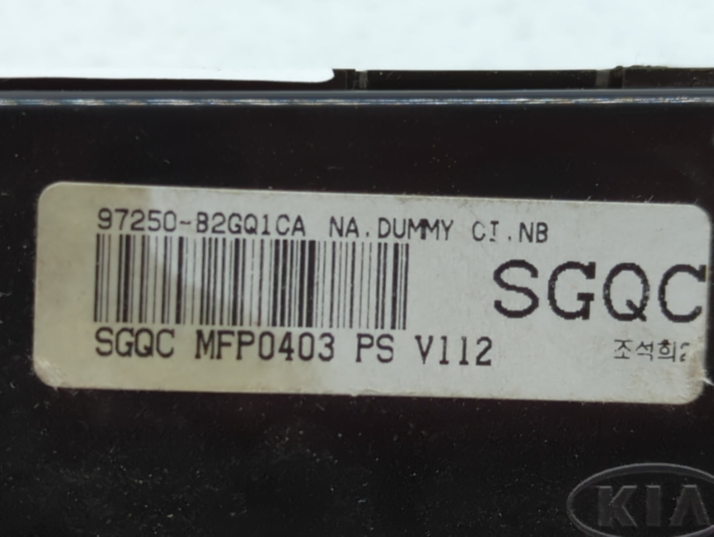 2017-2019 Kia Soul Climate Control Module Temperature AC/Heater Replacement P/N:97250-B2DQ1CA 97250-B2GQ1CA Fits OEM Used Au