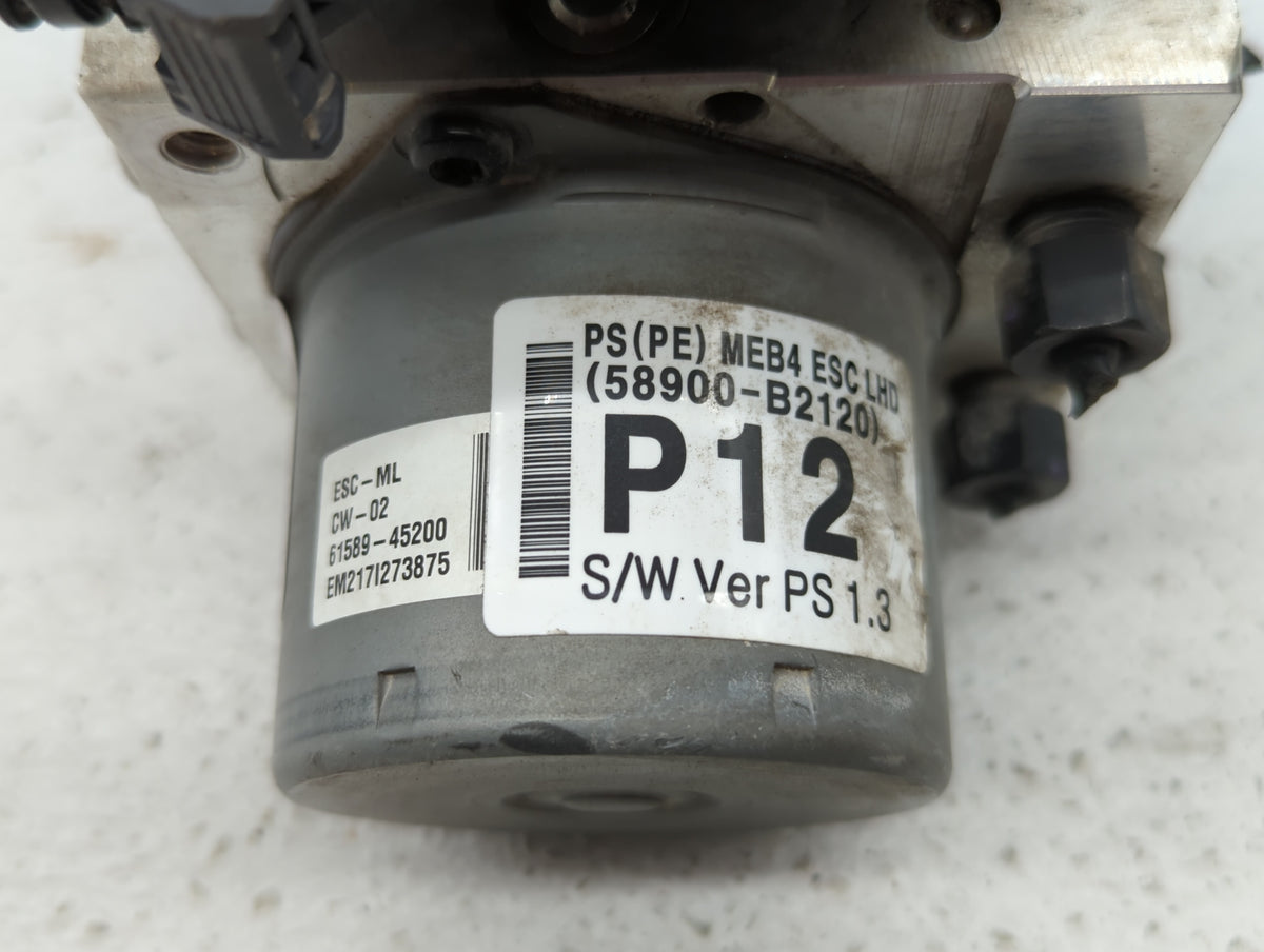 2017-2019 Kia Soul Anti-Lock Brake ABS Pump Module Actuator OEM P/N:B2589-33540 58900-B2120, B2589-24540 Fits Fits 2017 2018