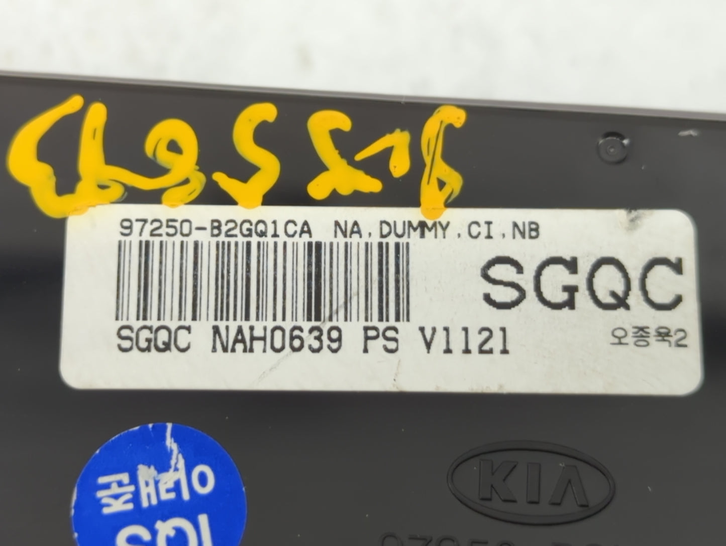 2017-2019 Kia Soul Climate Control Module Temperature AC/Heater Replacement P/N:97250-B2DQ1CA 97250-B2GQ1CA Fits OEM Used Au