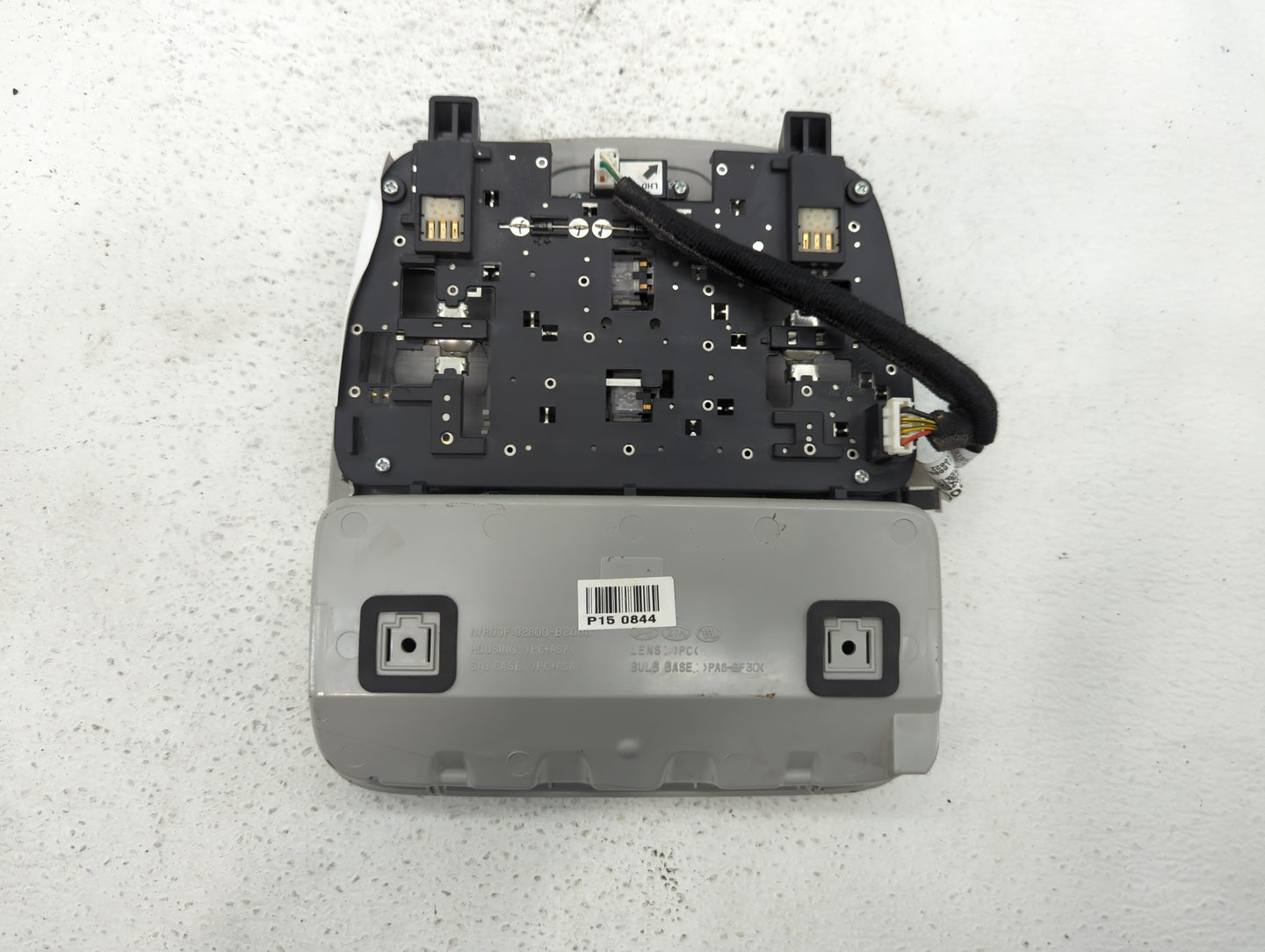 2014-2019 Kia Soul Overhead Roof Console Grey - Oemusedautoparts1.com