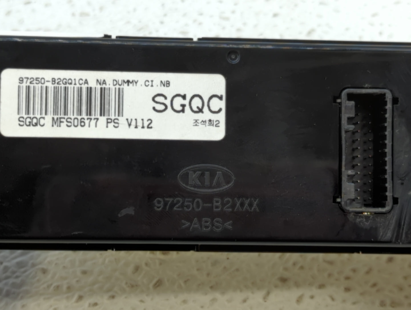 2017-2019 Kia Soul Climate Control Module Temperature AC/Heater Replacement P/N:97250-B2DQ1CA 97250-B2GQ1CA Fits OEM Used Au