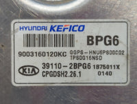 2017-2019 Kia Soul PCM Engine Control Computer ECU ECM PCU OEM P/N:39110-2BPG6 39110-2BPG5, 39110-2BPG7 Fits Fits 2017 2018 
